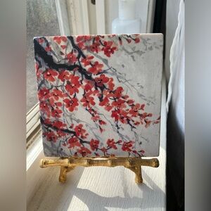 Made in USA Screencraft Marble Coaster DC Cherry Blossoms